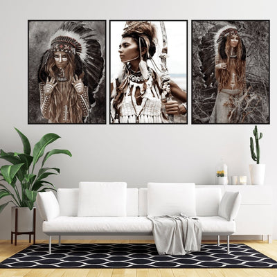 Indian woman hunter 2 - Poster - Plakatbar.no