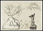 Interior with sculptures- Plakat - Plakatbar.no