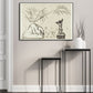 Interior with sculptures- Plakat - Plakatbar.no