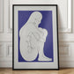 Sitting Woman Blue