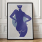 Femme Bleu