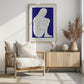 Sitting Woman Blue