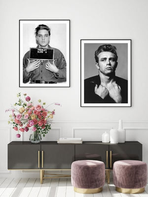 James Dean Portrait Poster - Plakatbar.no