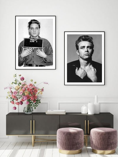 James Dean Portrait Poster - Plakatbar.no