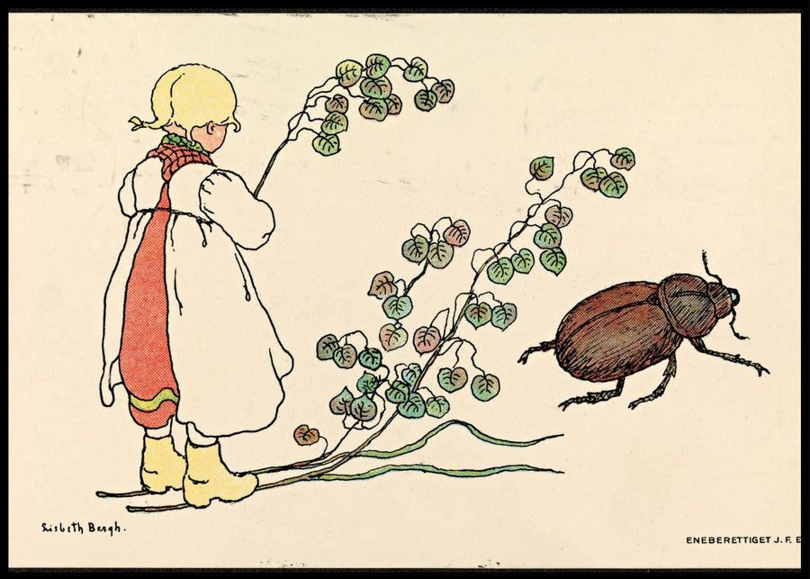 Jenten og billen - Lisbeth Berg plakat