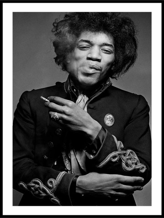 Jimi Hendrix Smoking Poster - Plakatbar.no