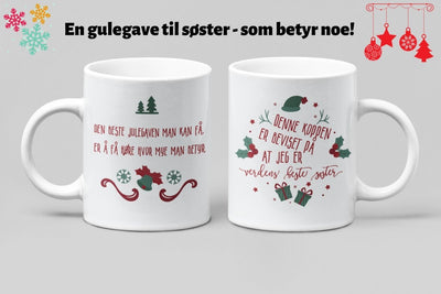 Julekopp til Søster - Plakatbar.no