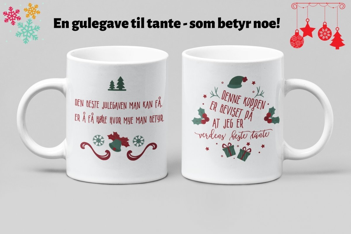 Julekopp til Tante - Plakatbar.no