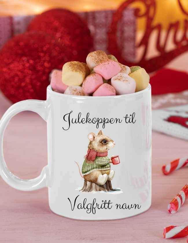 Julekoppen - Med eget navn - Velg design selv