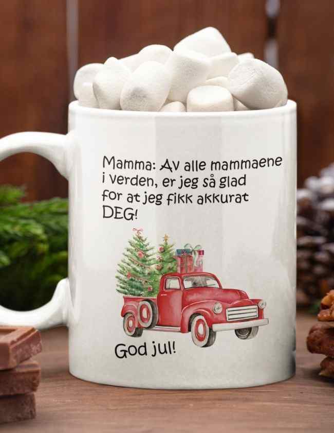 Julekrus til mamma - Plakatbar.no