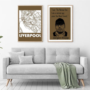 Jürgen Klopp Plakat - I am the normal one - Plakatbar.no