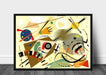 Kandinsky abstact fancy geometrics beige Poster - Plakatbar.no