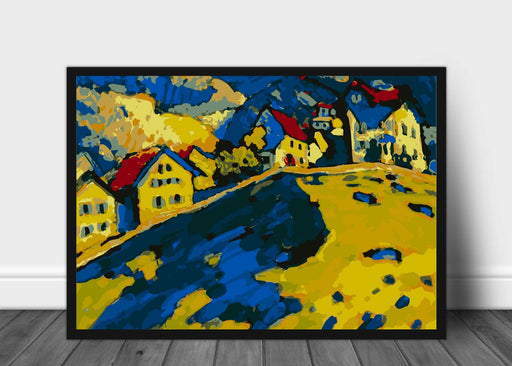 Kandinsky abstract houses Poster - Plakatbar.no