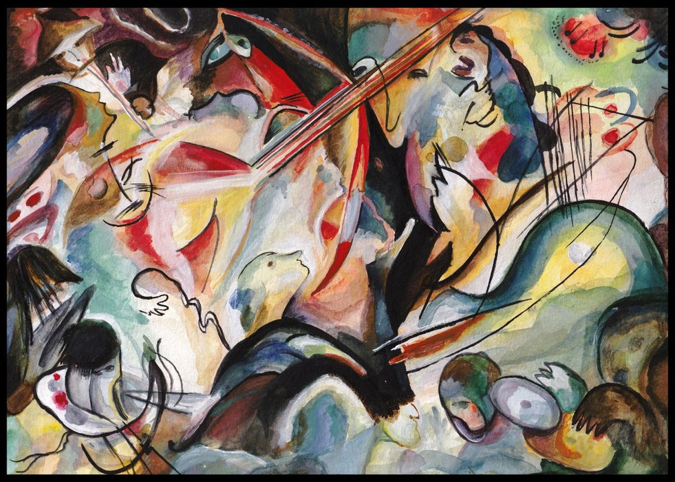 Kandinsky abstract orchestra Poster - Plakatbar.no