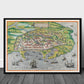 Kart over Alexandria - plakat - Plakatbar.no