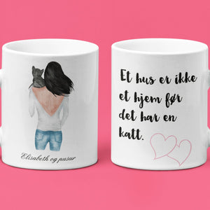 Kattekoppen - Velg navn og look - Plakatbar.no