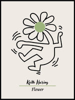 Keith Haring - Flower - Plakat og lerret - Plakatbar.no