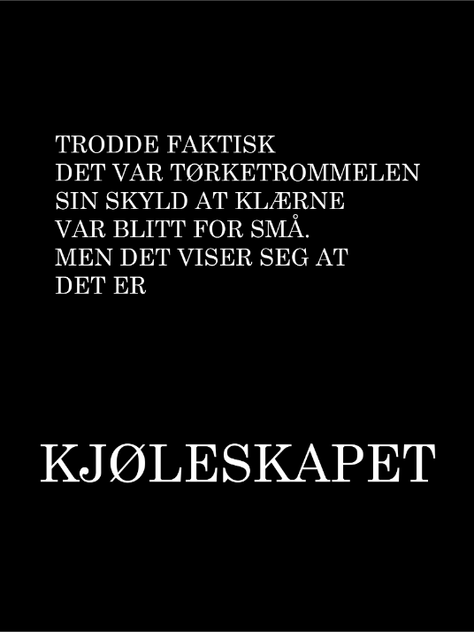 Kjøleskapet poster - Plakatbar.no