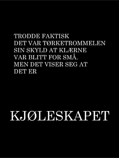 Kjøleskapet poster - Plakatbar.no