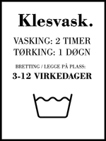 Klesvask poster - Plakatbar.no