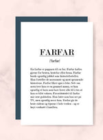 Kort til farfar - Plakatbar.no