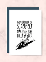 Kort til lillesøster - Plakatbar.no
