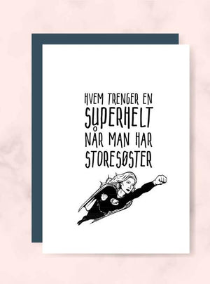 Kort til storesøster - Plakatbar.no