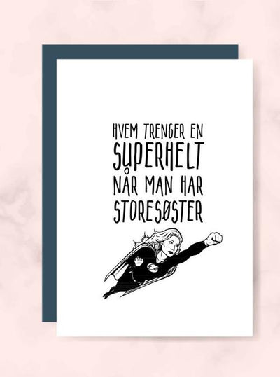 Kort til storesøster - Plakatbar.no