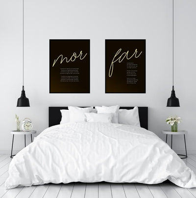 Koselig mor plakat - Plakatbar.no