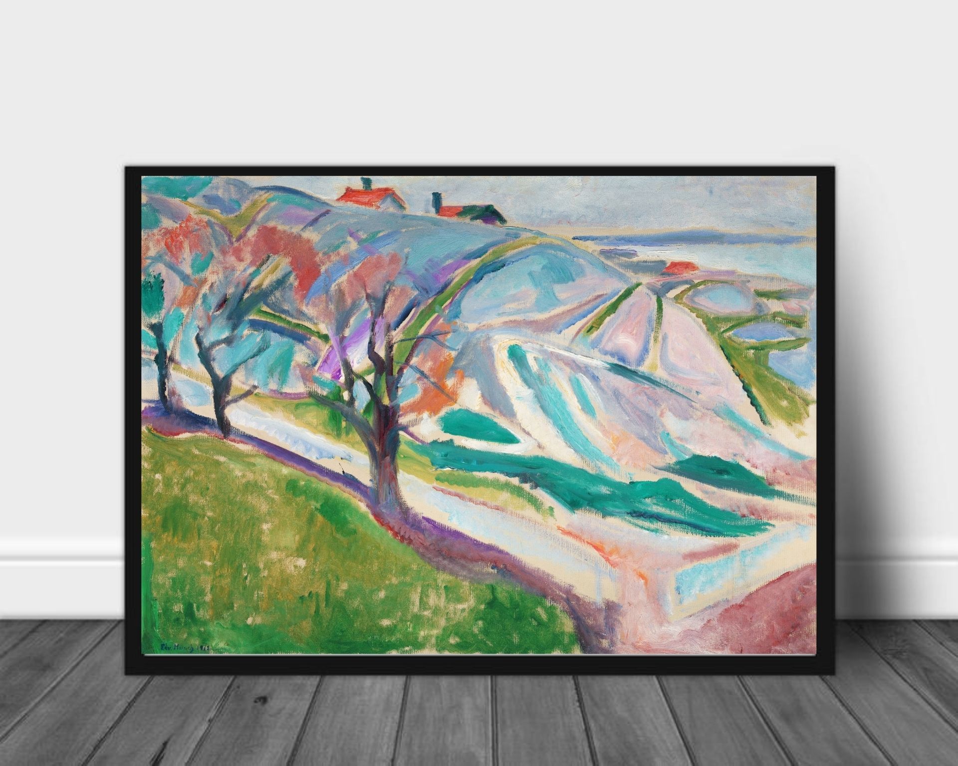 Kragerø Landskap, Edvard Munch- Plakat - Plakatbar.no