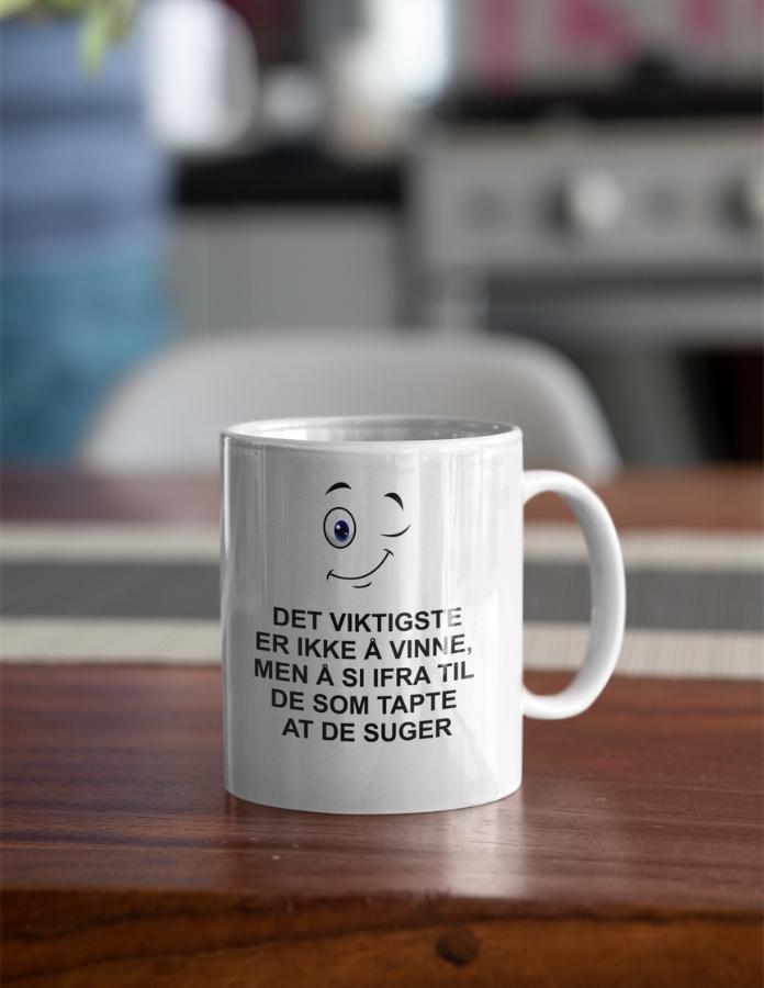 Mug for a bad winner