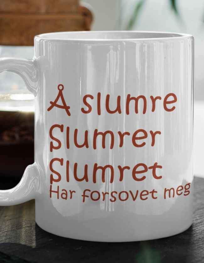 Mug for the sleeper