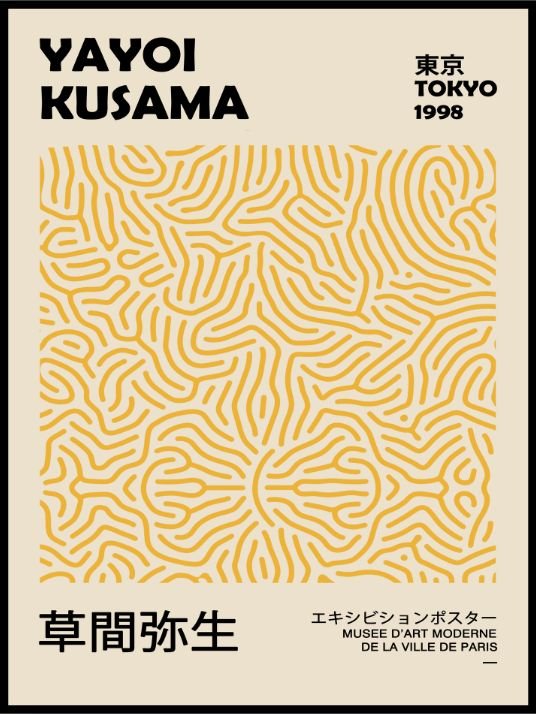 Kusama Yayoi Art Poster