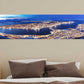 Kveldsbilde fra Tromsø - panorama lerret - Plakatbar.no