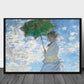 Kvinne med parasoll, Claude Monet - Plakat - Plakatbar.no