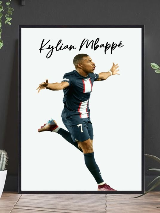 Kylian Mbappé - Plakat - Plakatbar.no