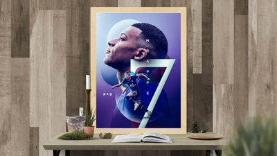 Kylian Mbappé - PSG - Plakat - Plakatbar.no