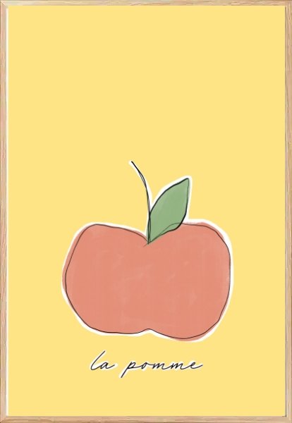 La Pomme - Plakat - Plakatbar.no