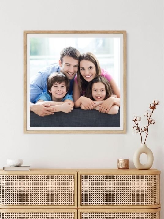 Create your own photo poster - square