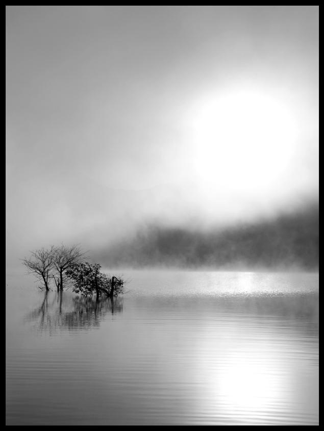 Lake Morgen Soloppgang poster - Plakatbar.no