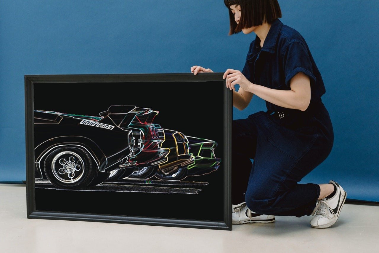 Lamborghini big 4 - Bilposter - Plakatbar.no