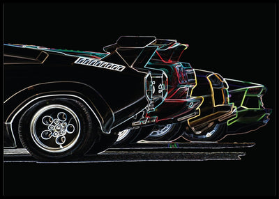 Lamborghini big 4 - Bilposter - Plakatbar.no