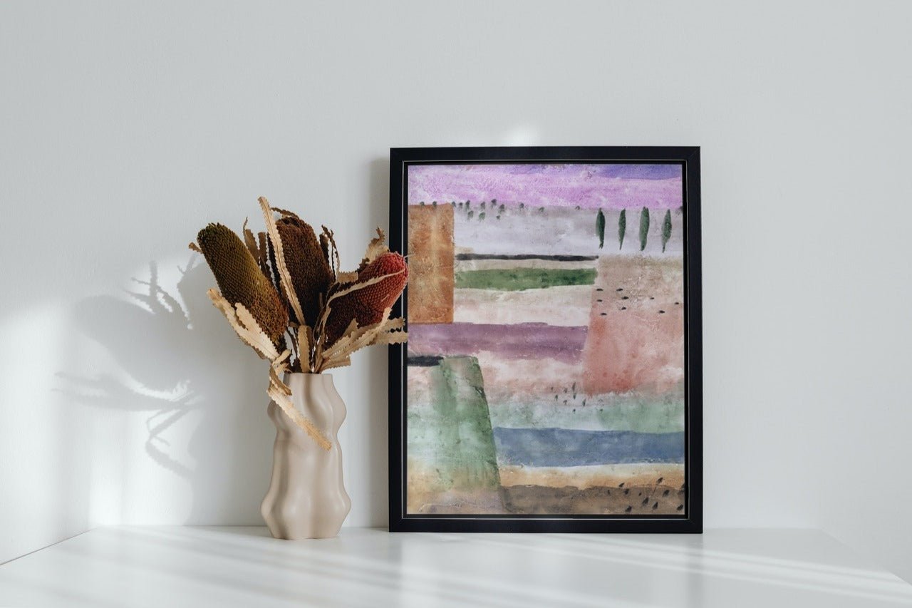 Landscape with poplars, Paul Klee - Poster - Plakatbar.no
