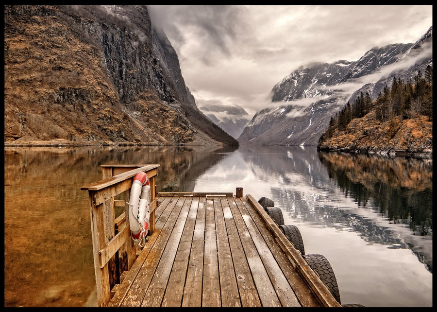 Landscape from Gudvangen - Poster