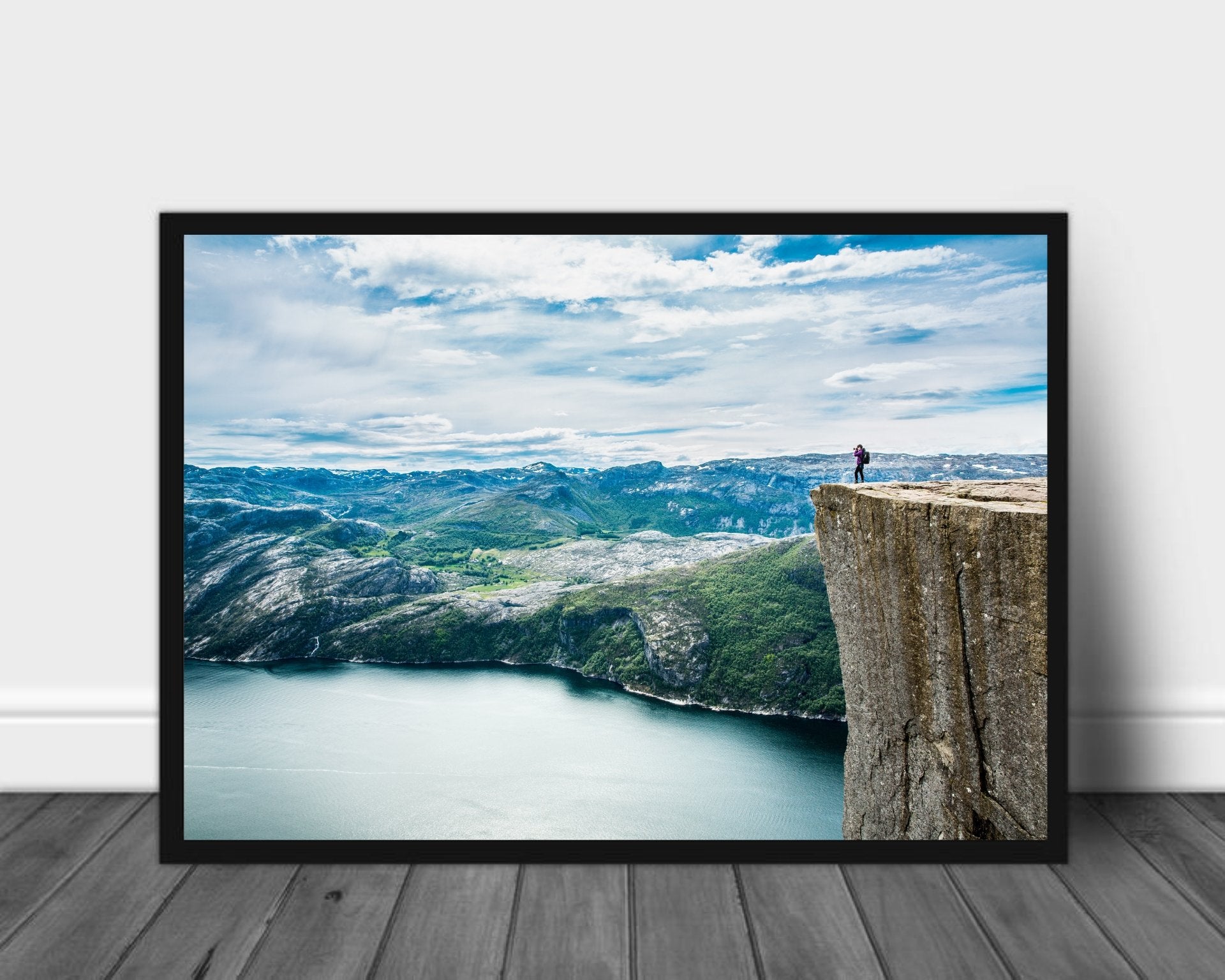 Landskap fra Prekestolen - Plakat - Plakatbar.no