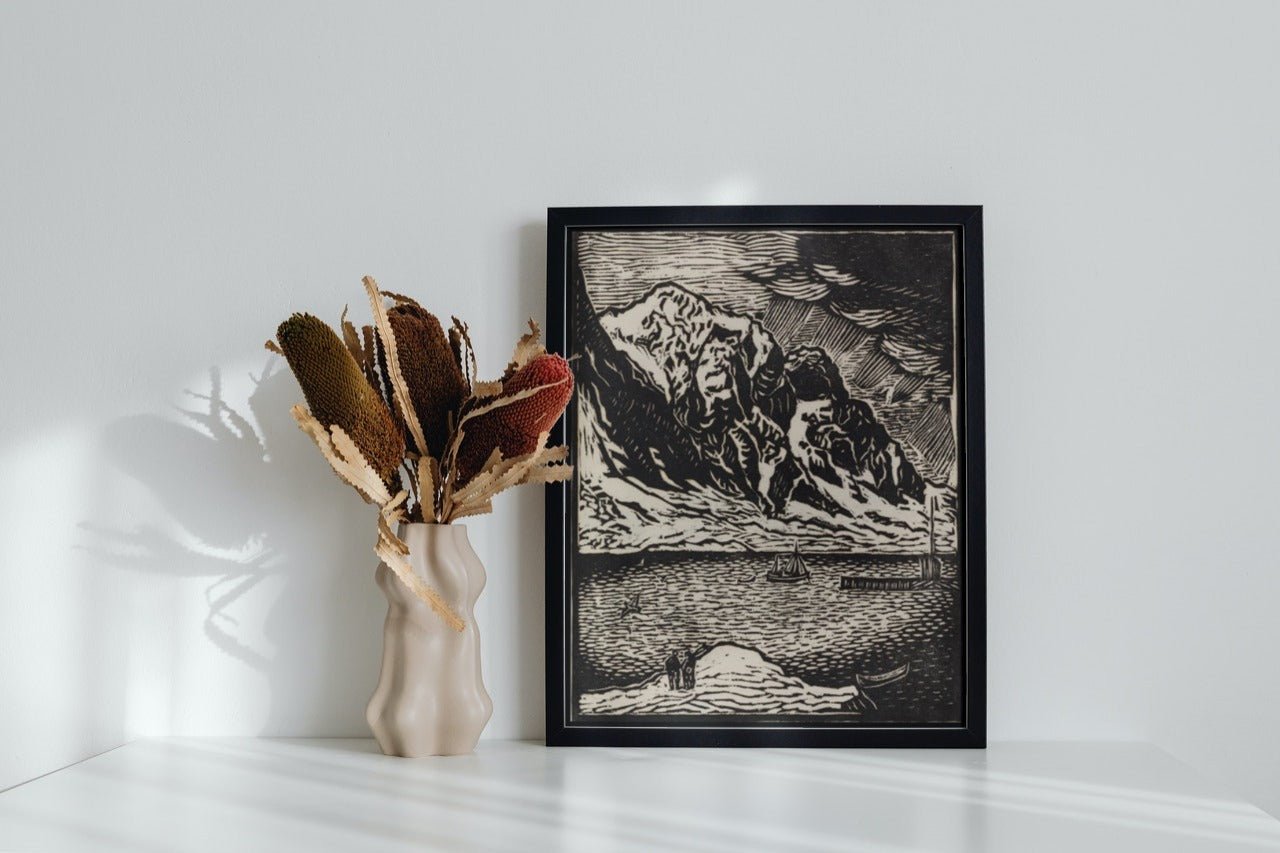 Landskap ved Svolvær- John Savio - Poster - Plakatbar.no