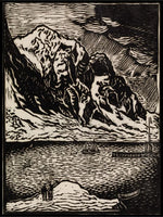 Landskap ved Svolvær- John Savio - Poster - Plakatbar.no