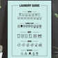 Laundry guide grønn poster - Plakatbar.no