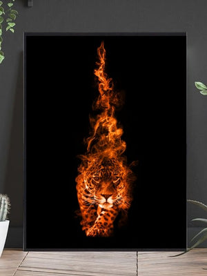 Leopard i natten - poster - Plakatbar.no