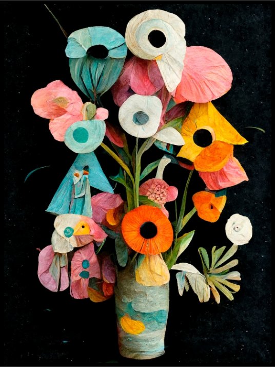 Les Fleurs Plakat eller Lerret - Plakatbar.no
